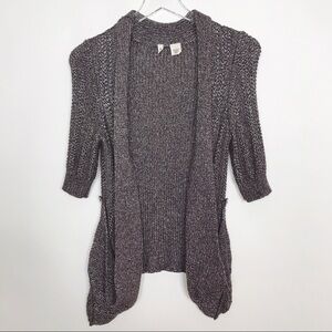 Anthropologie | Moth Pin Up cardigan metallic S